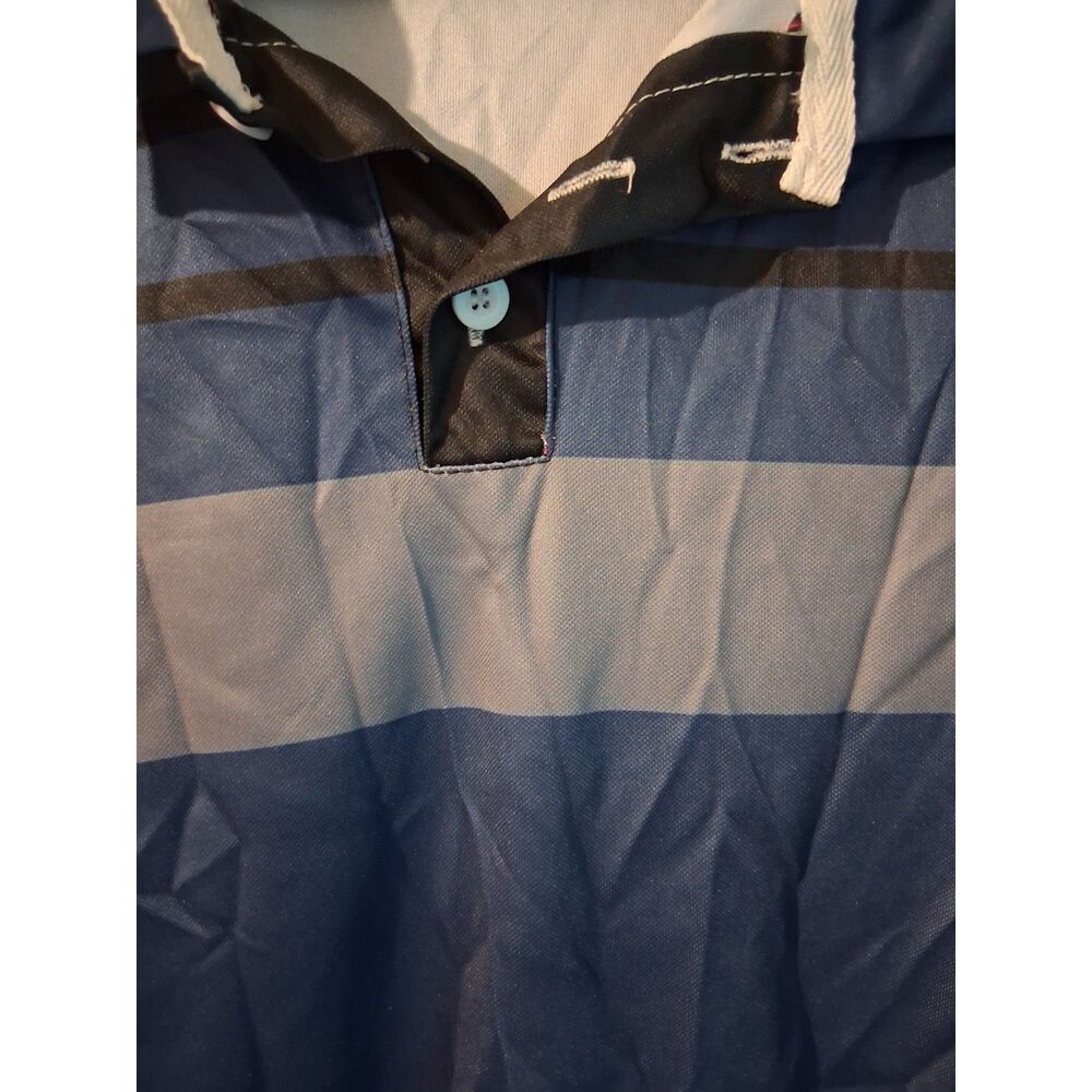 Blue and Gray Polo Shirt